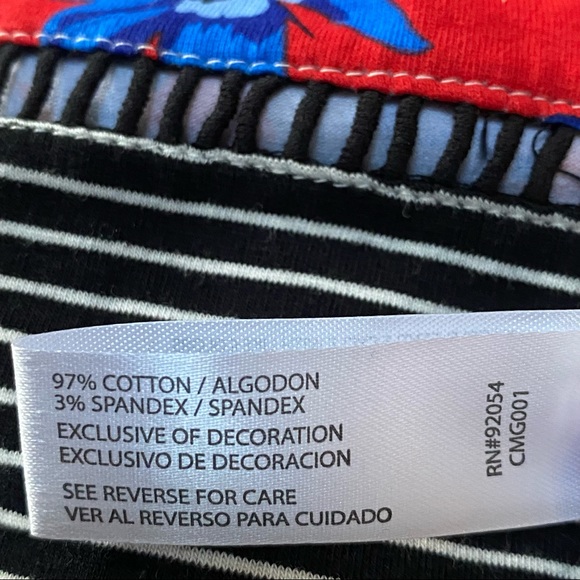 Carolyn Taylor Sleeveless Button Top w/ShoulderTie - Picture 9 of 10